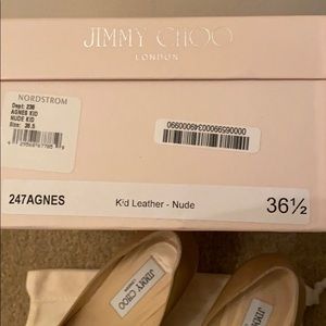 Jimmy chop classic Agnes pump size 6